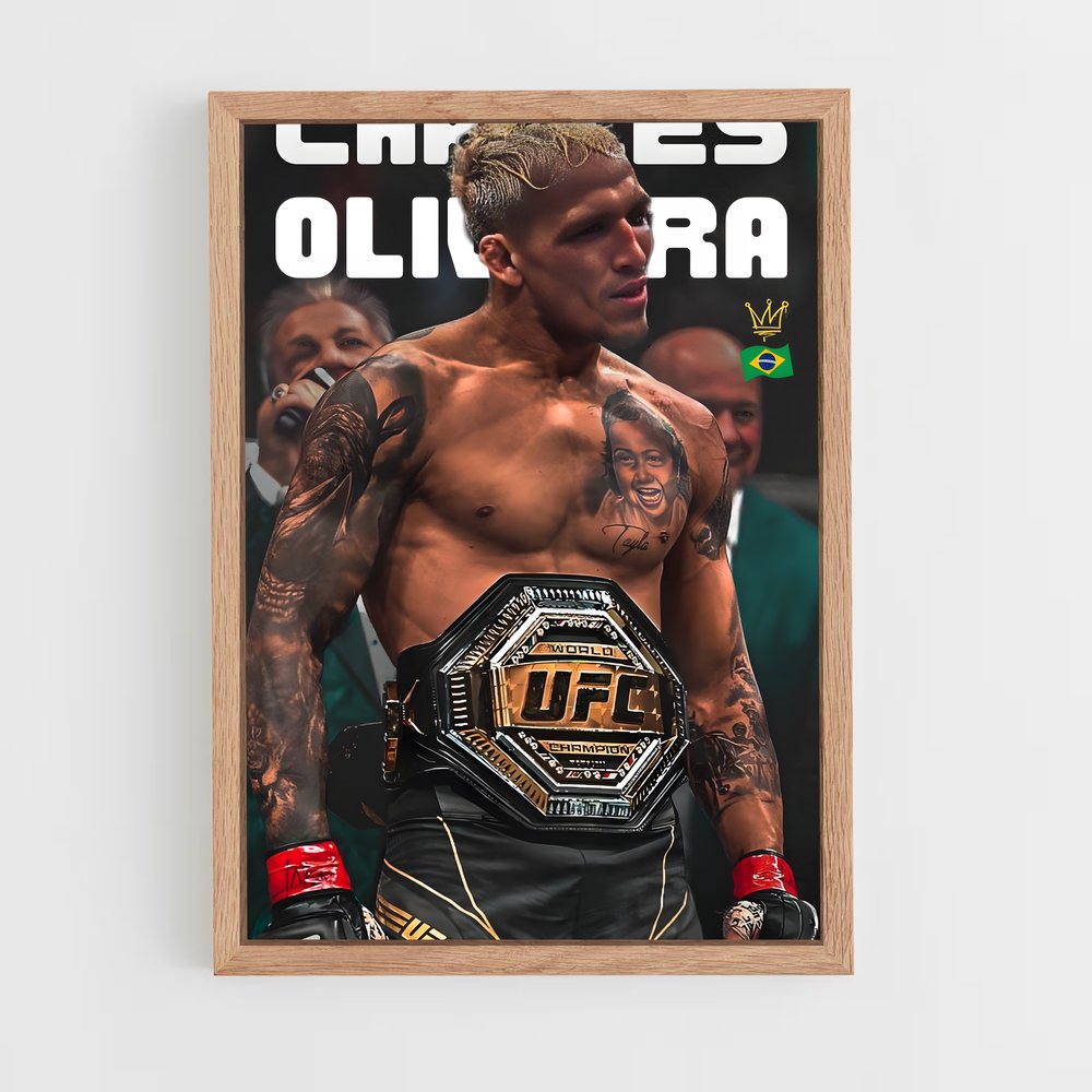 Poster Oliveira: Vers la Gloire – affiche MMA (vue 4)